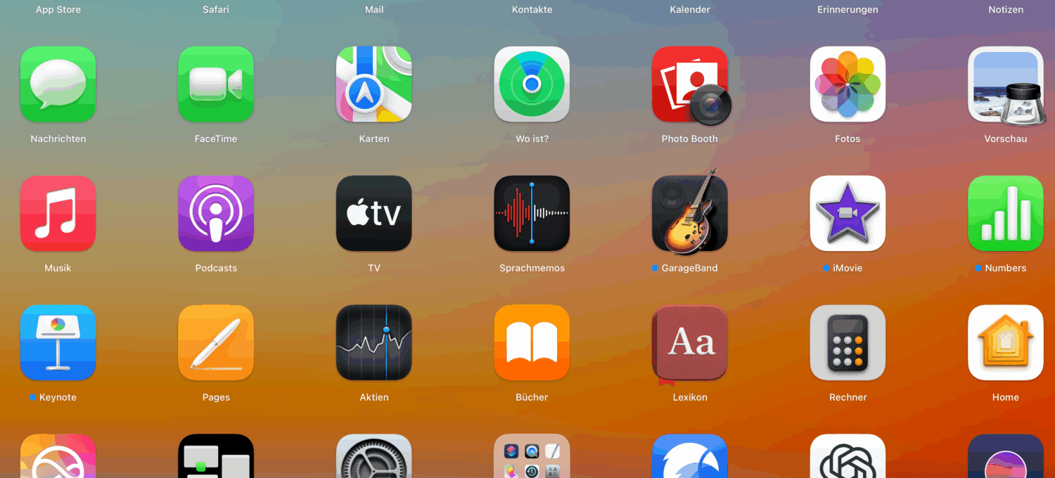 Nur 5 desktop apps