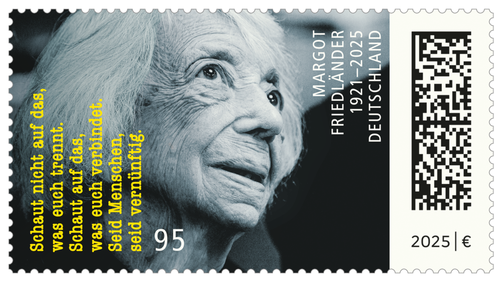 2025 Margot Friedlaender Briefmarke