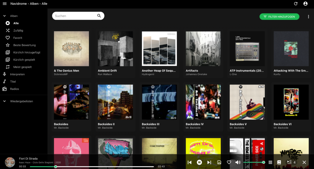 Navidrome - meine MP3-Halde